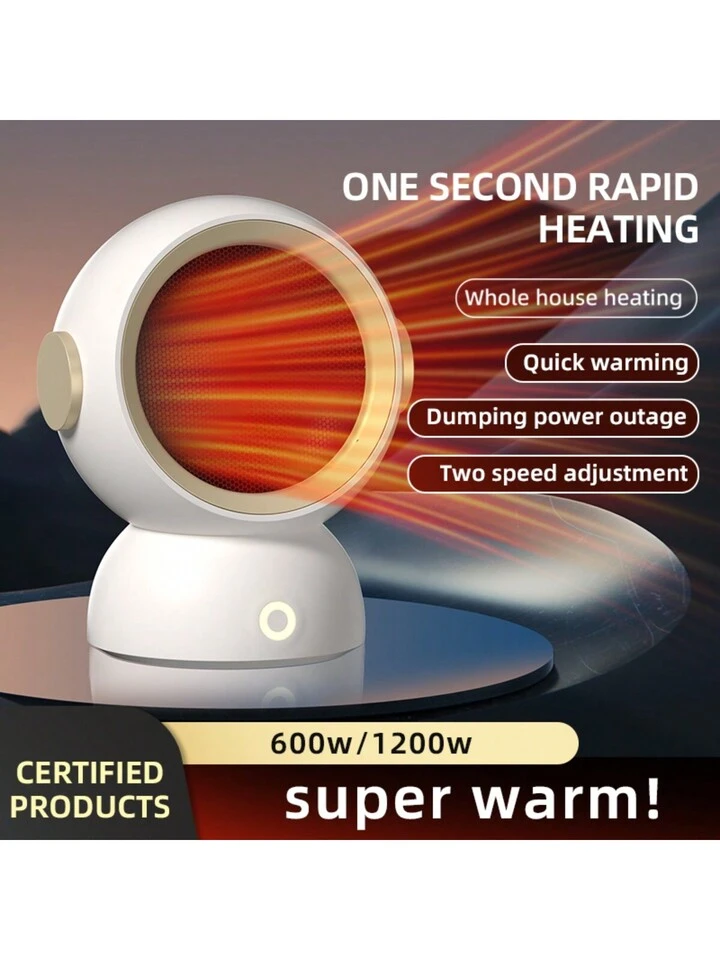 High-power Tabletop Heater Ptc Mini Electric Heater With 2 Adjustable  Settings, Suitable For Home And Office, Green | SHEIN UK