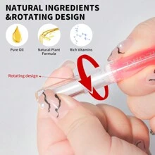 LIMEGIRL 6Pcs Nail Cuticle Oils Pen, Nail Nutrition Oil Pen With Soft Bristles, Cuticle Revitalizer Cuticle Nourishment Oil Pen,Manicure Pedicure Accessory Kit Gift For Women