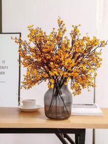 1 cái/2 cái- Hoa giả Hoa hơi thở giả Hoa đua ngựa giả số lượng lớn Bó hoa lụa Trang trí mùa thu Hoa để trang trí Lễ Tạ ơn Trang trí đám cưới mùa thu Trang trí nhà mùa thu Trang trí tiệc Giáng sinh tự làm - trái cam - Xem 2