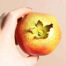 1個人造石榴模型,逼真的仿真水果裝飾 適用於家裝廚房餐廳桌櫥、派對裝飾、攝影道具等用途 - 1個石榴 - 查看 9