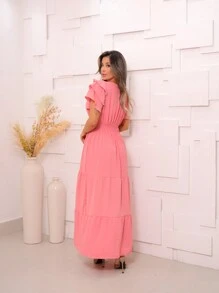 Women Dresses - 淺粉色 - 查看 2