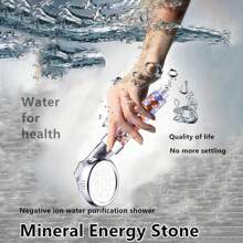 Filtration Stone Bead Balls for Filter Shower Head - Mineral Stone Beads for Purifying Water (Red Gray White) - Multicolor - View 3