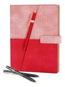 Smart Notebook, Reusable Smart Notebook, Reusable Erasable Smart Notebook, Erasable Notebook 100 Pages, Upload Files And Annotations To The Cloud - Coral Pink - View 1