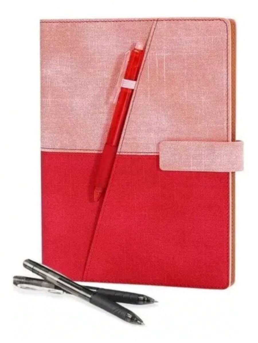 Smart Notebook, Reusable Smart Notebook, Reusable Erasable Smart Notebook, Erasable Notebook 100 Pages, Upload Files And Annotations To The Cloud - Coral Pink - View 1