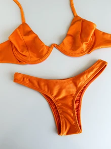 Women Bikini Sets - trái cam - Xem 4