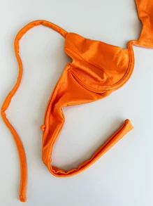 Women Bikini Sets - trái cam - Xem 6