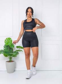 Women Two-piece Outfits - 黑色 - 查看 3