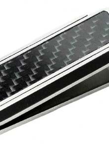 Clip Para Billete Money Port Hombre Cartera Acero Inoxidable - Negro - Ver 2