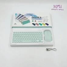 Wireless Bluetooth Keyboard And Mouse Kit With Backlight, Compatible With IOS, Android And Windows - Green - View 1
