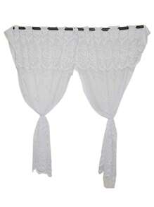 Kitchen Window Curtains - trắng - Xem 3