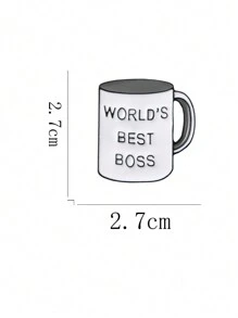 1pc Enamel Pin Badge Custom Mug Brooches Lapel pin Jeans shirt Bag Plant Books Jewelry Gift