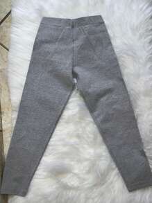 Tween Girls Leggings - 淺灰色 - 查看 1