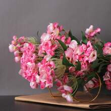 1pc Artificial Bougainvillea For Decoration - Pink - View 2
