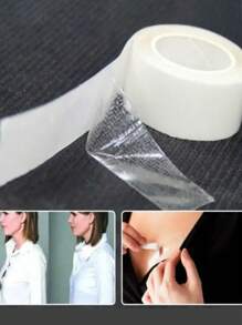 1buc bandă anti-orbire cu două fețe, bandă cu două fețe pentru corp, bandă inversă pentru rochie, autocolante, potrivite pentru curele de piept, haine, rochii