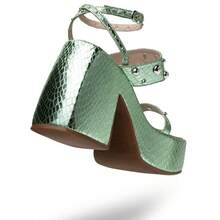 Women Platforms & Wedge Sandals - 綠色 - 查看 4