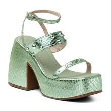 Women Platforms & Wedge Sandals - 綠色 - 查看 3