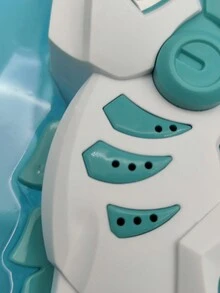 Cool Spinning Top Battle Game Light-up Alloy Wire Launcher Set, Including Battle Plate - Blue - View 2