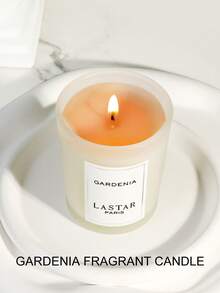 玻璃杯裝香薰蠟燭,大豆蠟,個別包裝禮盒,空氣清新劑,安眠蠟燭,女性放鬆禮物,適合生日和節日禮物,便於攜帶 - 白色 - 查看 6