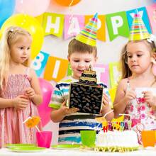 1 Pieza Caja De Dibujo De Dinero En Papel De Cumpleaños, Decoración De Regalo Sorpresa De Fiesta Para Visualización En La Mesa - Multicolor - Ver 2