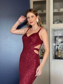 Women Prom & Evening Dresses - Redwood - View 6