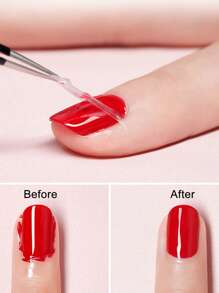 2入組剝離式乳膠防凍液15毫升指甲液,防溢胶指甲邊緣保護快速干燥指甲保養工具與鑷子套裝迅速輕鬆去除凝膠指甲除脂劑 - 彩色 - 查看 3