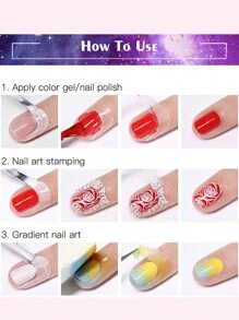 2入組剝離式乳膠防凍液15毫升指甲液,防溢胶指甲邊緣保護快速干燥指甲保養工具與鑷子套裝迅速輕鬆去除凝膠指甲除脂劑 - 彩色 - 查看 10