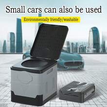 AIKI 1 Miếng Gấp di động Phòng vệ sinh Đối với Ô tô/xe hơi , Cắm Trại Ngoài Trời , Đi bộ du lịch , Đi du lịch , Trong nhà Ngoài trời Sử dụng , Thùng rác , Cắm trại Công cụ - màu đen - Xem 6