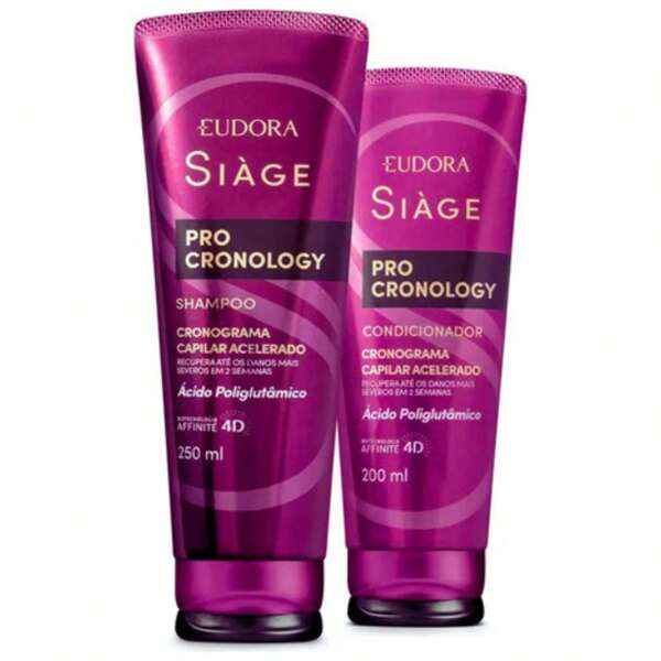 Eudora Kit Shampoo e  Condicionador Siàge Pro Cronology