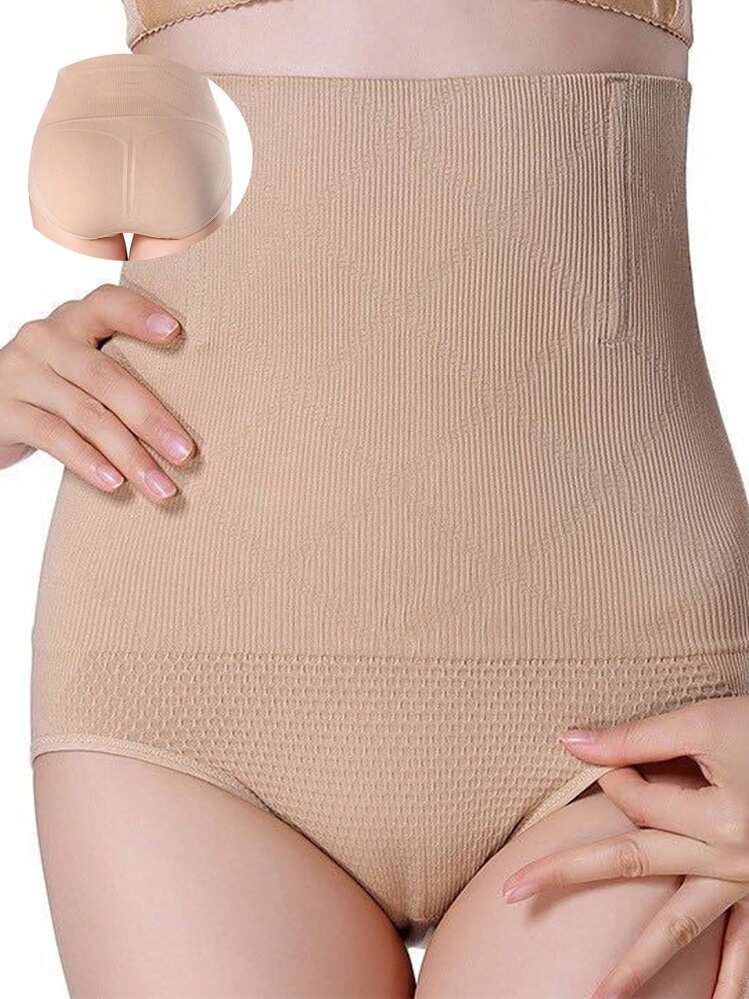 1pc Women s Shapewear High Waisted Postpartum Seamless Tummy Control Panties Invisible Stomach Shaper Firm Butt Lifter Body Shaping Underwear SHEIN