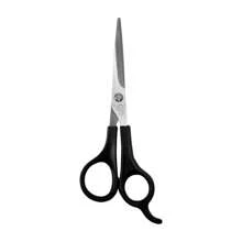 Tijera Para Cortar Cabello Recta Corte Profesional Estilista - Negro - Ver 3