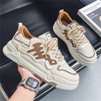 新款透氣帆布鞋適合男士,休閒運動鞋,舒服的跑步鞋,韓語版本經典白色鞋