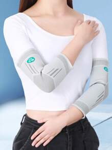 Cofoe 1 Pair Elbow Sleeve Brace, Joint Protection Sleeve, Tennis Elbow Arm Warmer Compression Wrap, Unisex Sports Knee Pad - Grey - View 3