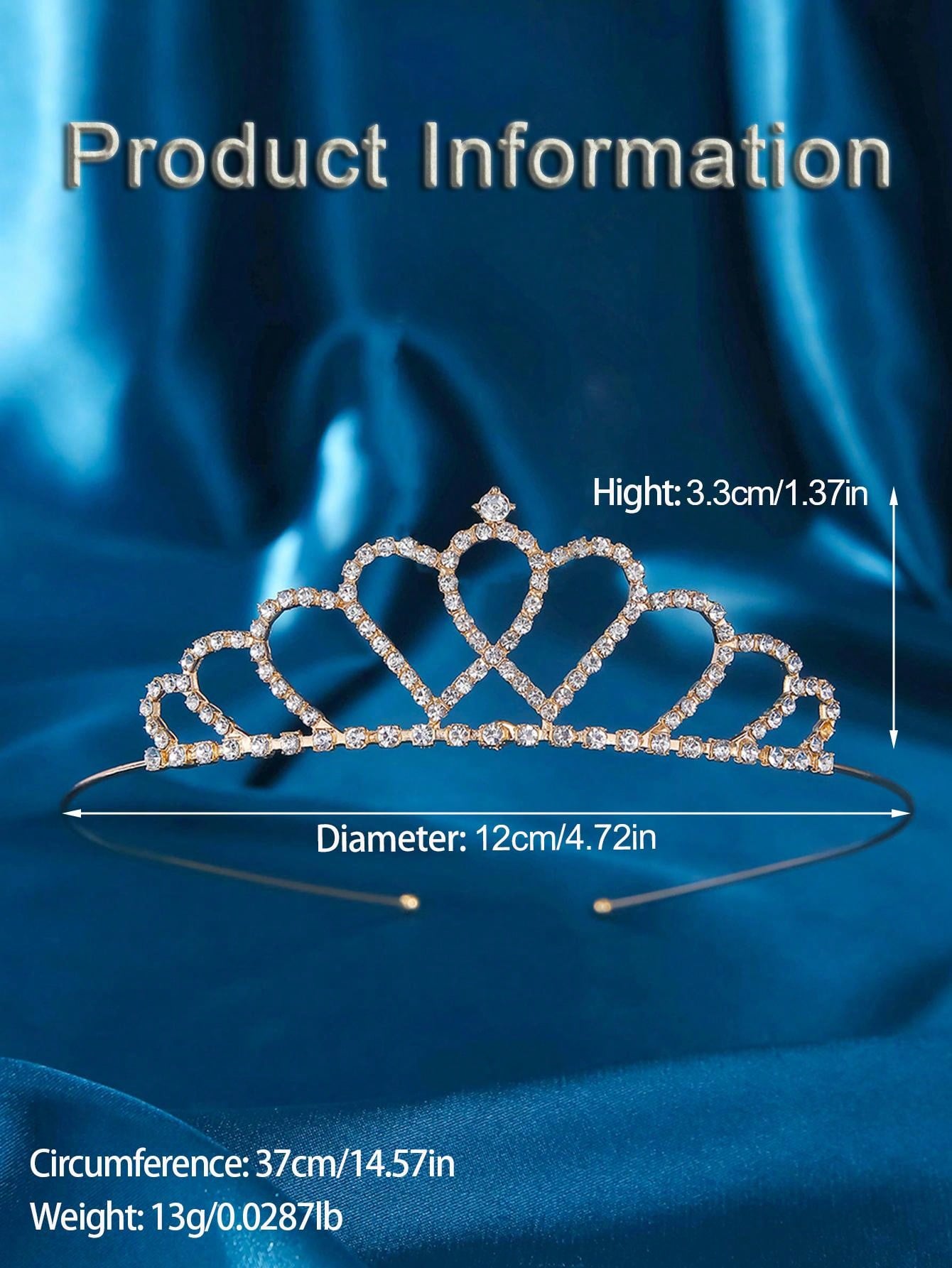 1pc Simple Gold Fashion Princess Hair Accessory, Party Casual Headband