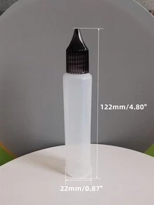 2入組30ml Ldpe塑料滴管瓶,配獨角獸形狀瓶蓋,便攜筆狀半透明清晰油液容器,適用於電子煙油、精油儲存 - 彩色 - 查看 9