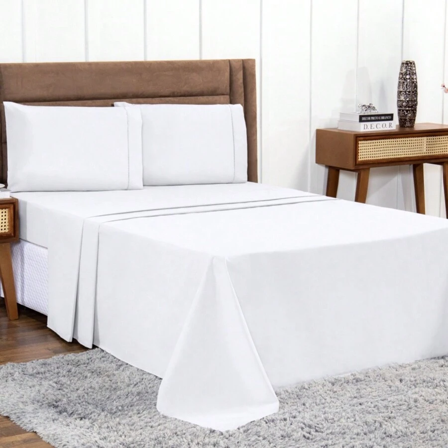 Sheet Sets With Pillowcases - 白色的 - 查看 1