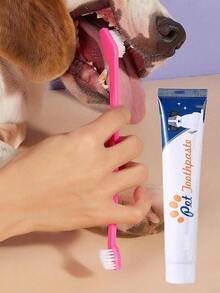 1 Pasta De Dientes Para Mascotas, Limpieza De Dientes Para Perros Y Gatos - Multicolor - Ver 6