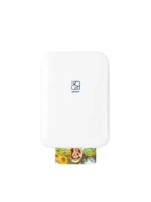 1 pieza mini color impresora 300DPI portátil foto mini foto impresora con bolsillo DIY compartir foto impresora - Blanco - Ver 2