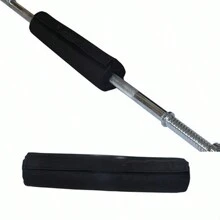 1pc Black Barbell Shoulder Pad, Foam Padded Shoulder Support For Squats, Weightlifting, Fitness Equipment - Black - View 8