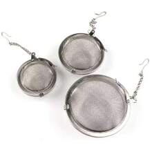 1pc Stainless Steel Bait Cage, Fishing Tool, With Filter Net For Evenly Dispensing Bait - Silver - View 5
