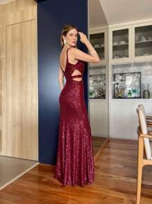 Women Prom & Evening Dresses - Redwood - View 8