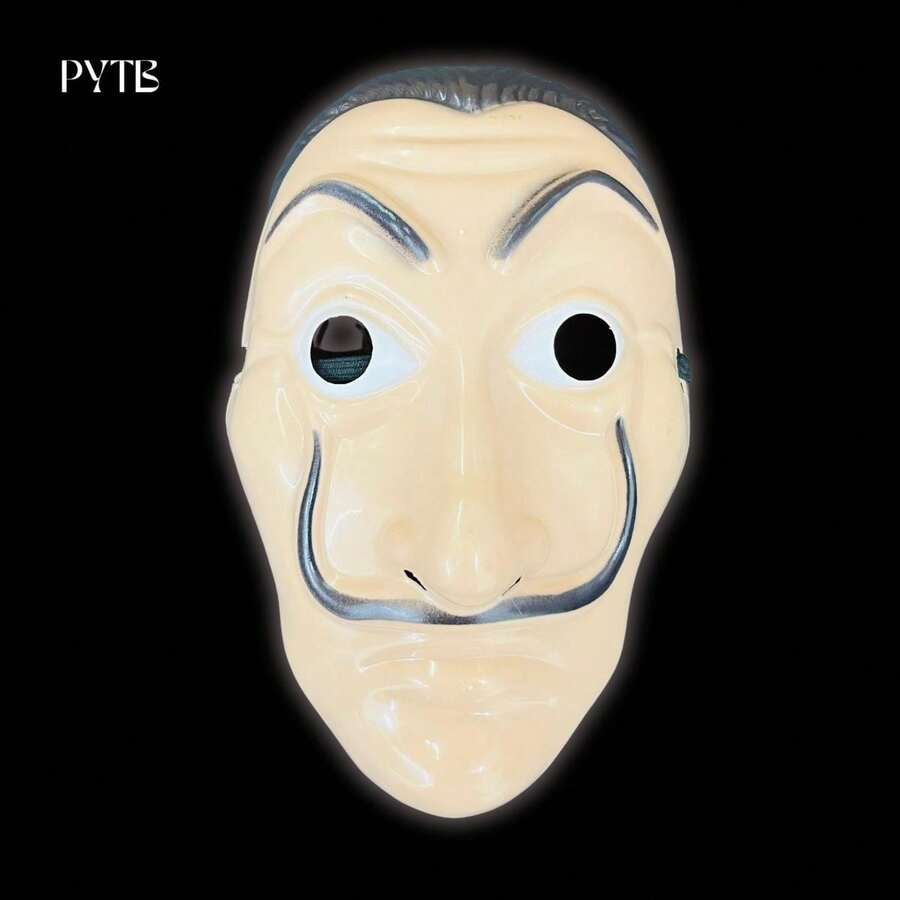 Mascara de Halloween Casa De Papel - Beis - Ver 1