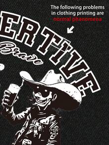 復古風格印花休閒圓領運動服 / 睡衣 / 家居服上衣 - 白色 - 查看 6