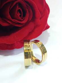 Single Ring - 金色 - 查看 3