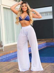 Women Pants - trắng - Xem 3