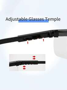 1件实验室护目镜伸缩防护眼镜防风防尘防冲击防溅劳保眼镜自行车户外眼镜 - 藍白色 - 查看 6