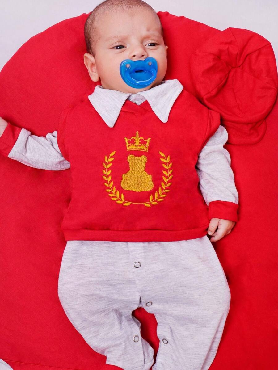 Baby Boys Jumpsuits - 紅色 - 查看 1