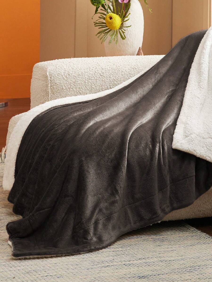 Bedsure Valentine's Day Sherpa Fleece Blanket, Throw Blanket For Couch - Thick And Warm Blankets For Winter, Soft And Fuzzy Throw Blanket For Sofa, For Valentines Decor, Room Deocr, Home Decor - Mocha Brown - View 1