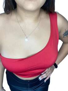 Women Tops - 紅色 - 查看 6