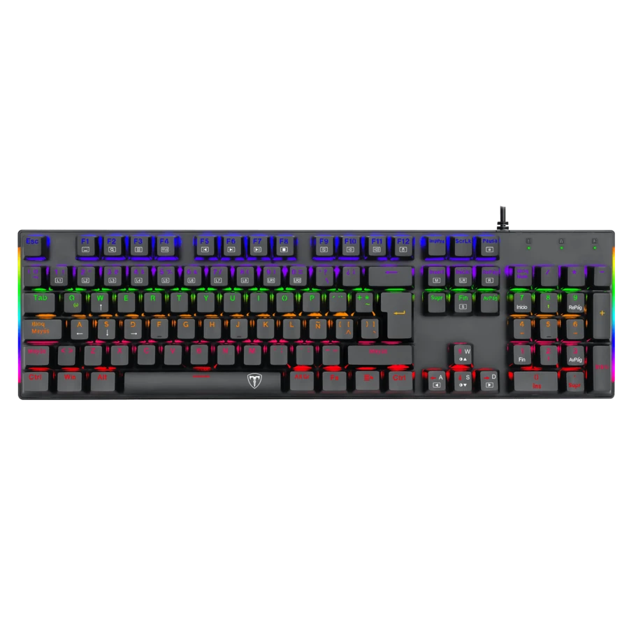 T-Dagger NAXOS Mechanical Keyboard Blue And Red Switches - الأزرق - مشاهدة 1