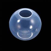1入/包20-100毫米球形矽膠模具,3d星球球形環氧樹脂模具,diy環氧樹脂吊墜工藝品家居裝飾工具 - 無色 - 查看 4